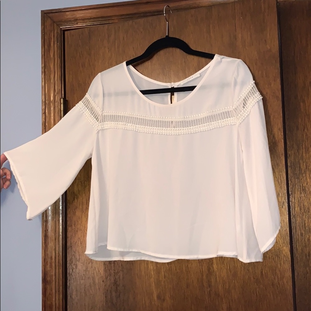 Cream dressy top